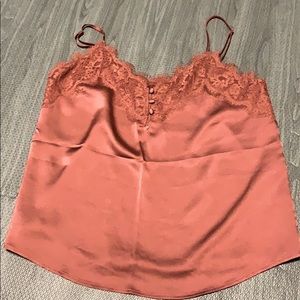 Abercrombie lace trim cami